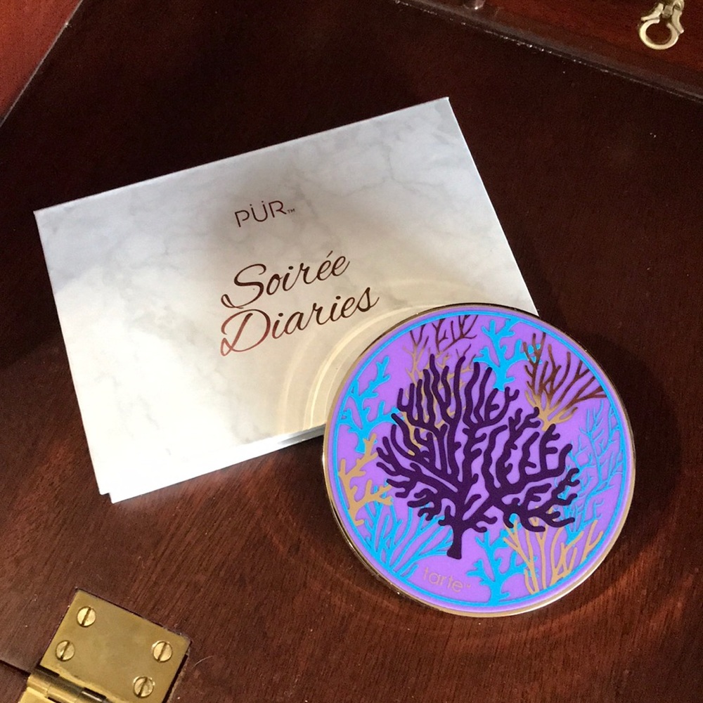 2 palettes tarte (swatched) and pur (new, sealed)
